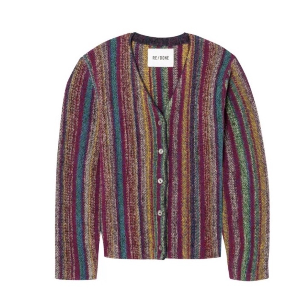 Re/Done Multicolor Striped Women's Sweater Size Small